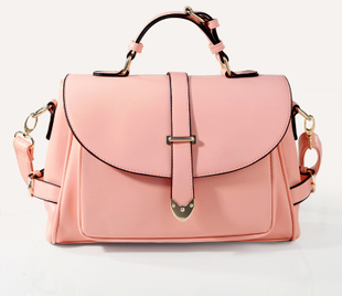 Handbag Candy-colored Retro Portable Shoulder Messenger Bag Woman